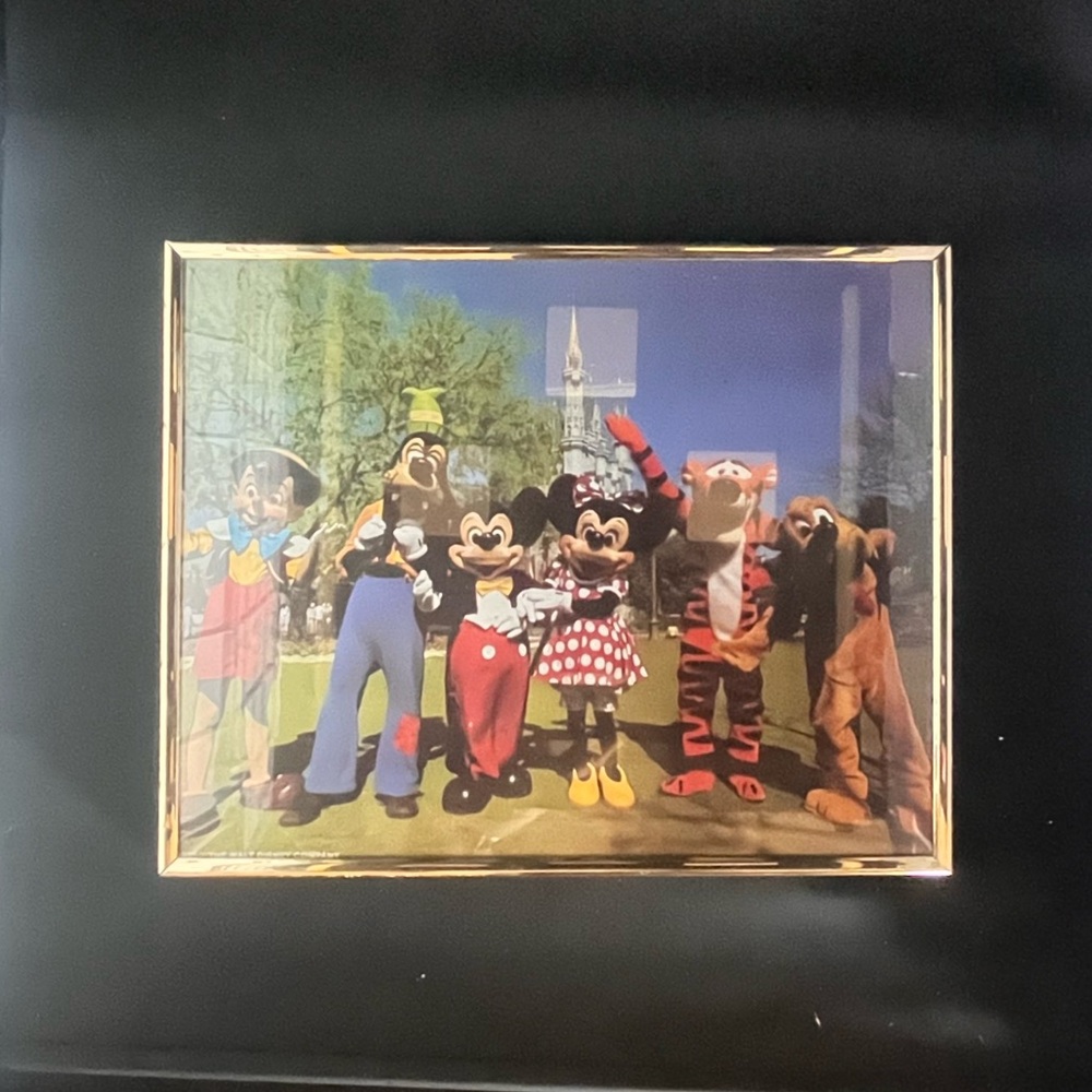 Disney and friends framed picture